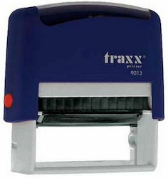 Ștampilă auto-cerneală Traxx 9013 22x58mm Albastru
