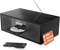 Majority Ηχοσύστημα 2.0 Oakcastle 1000002848 60W με CD Player και Bluetooth