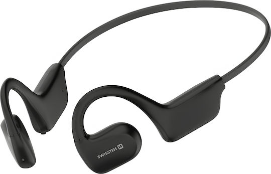 Swissten Gym Open Ear Bluetooth Handsfree Earphones with Sweat Resistance Black