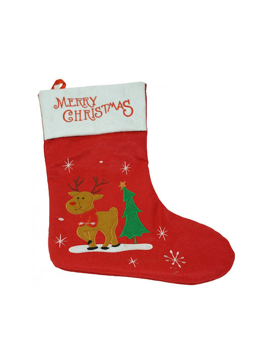 Geschenk-Socken Flippy Rentier Muster Rote Größe 19x38 cm Textil Innenraum