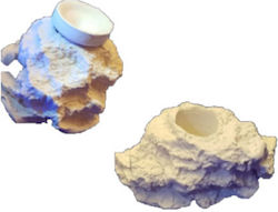 Ceramic Natural White Frag Hub 1.0 2pcs