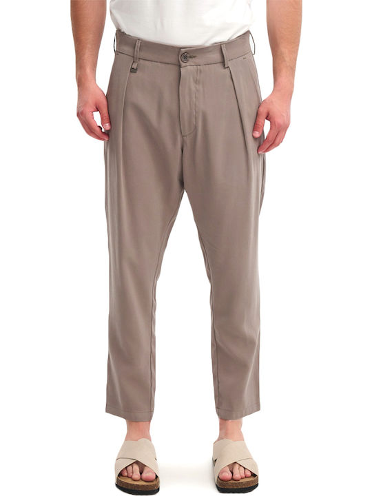 Perth Men's Chinos in Straight Leg Style Taupe