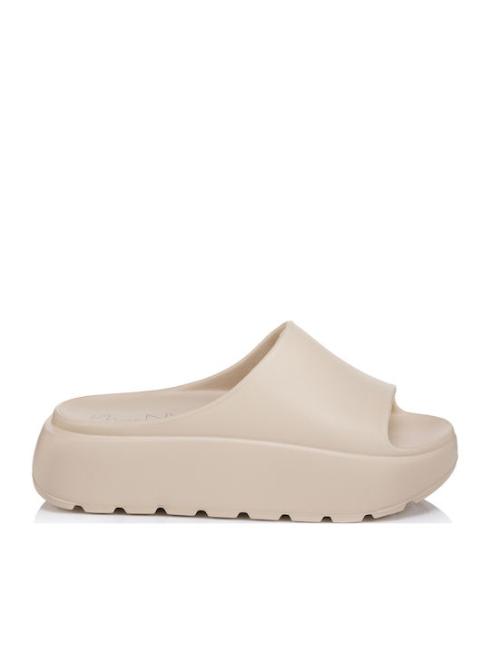 Envie Shoes Women's Slides Beige