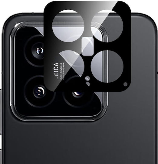 Προστασία Κάμερας Tempered Glass Μαύρο για το Xiaomi 14 Pro