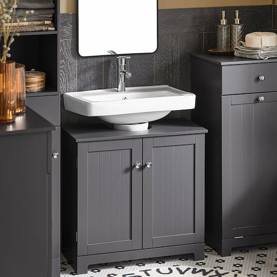 SoBuy Waschtisch ohne Waschbecken L60xB30xH60cm Grey