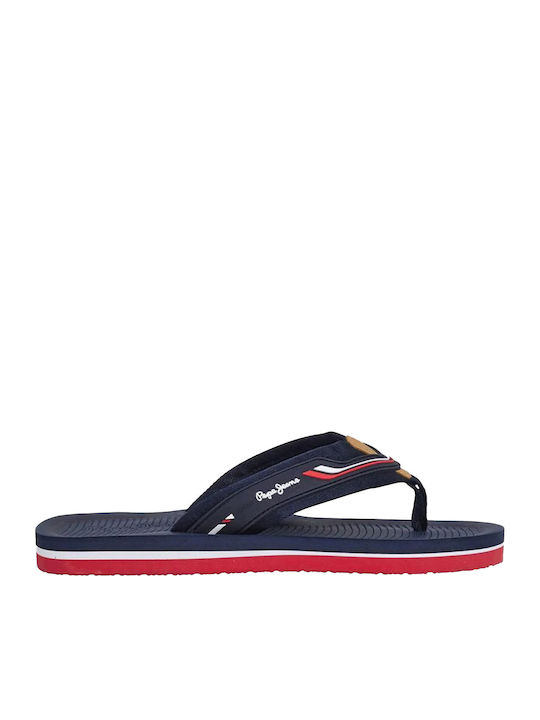 West Club Ανδρικά Flip Flops Μπλε