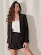 Women's High-waisted Shorts Black
