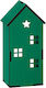 Decorative Wooden Green House 10x8x25cm M10546b-1