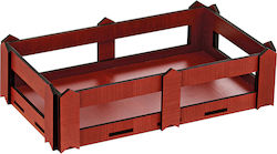 Holzkiste Rot Dekorativ 36x21x10cm M10550b-2