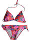 Bikini-Set Blumen Colorful
