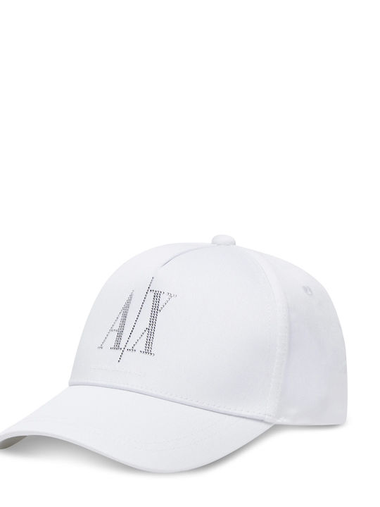 Дамска бейзболна шапка Armani Exchange бяла Xw000957-af13846-u0002