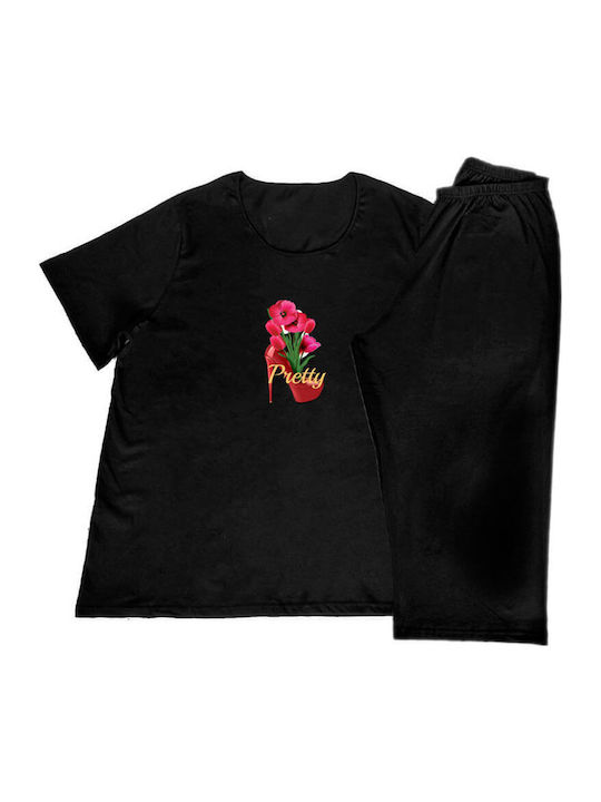 A.A UNDERWEAR Set Pijamale pentru Femei Black