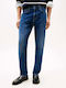Men's Jeans Pants with Relaxed Tapered Fit Royal Blue