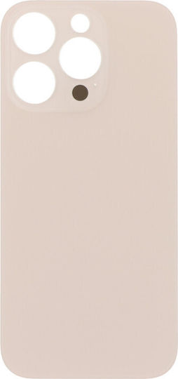 Replacement Back Cover Big Hole Back Cover iPhone 16 Pro – Desert Titanium