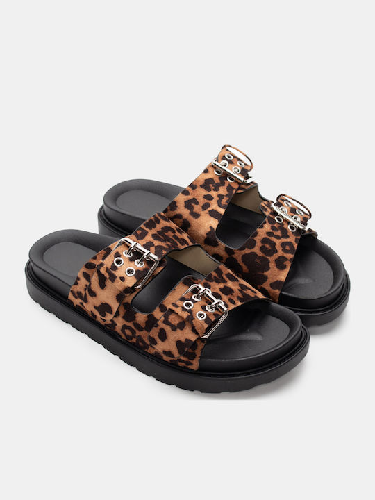 Sandale Casual Damă Flatforme Animal