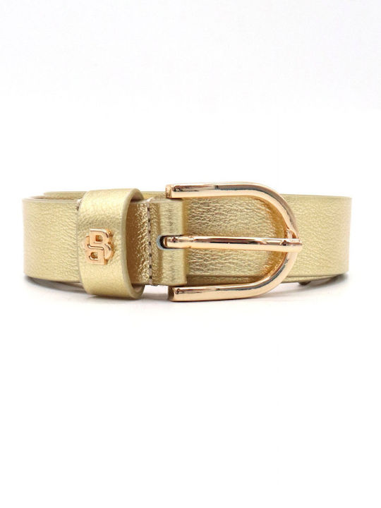 gold hugo boss belt