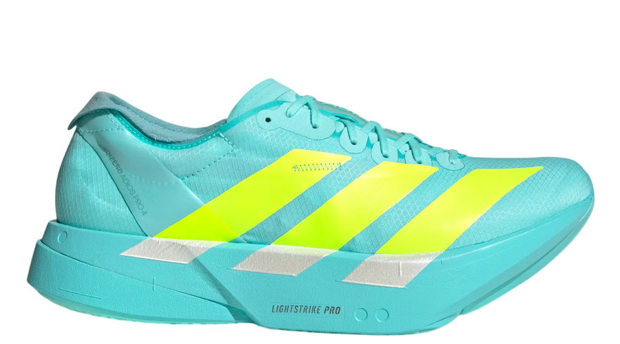 adidas Adizero Pro 4ミントグリーン/イエロー adidas Adizero Adios Pro 4 JR1251 Bărbați Pantofi sport Alergare