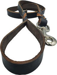 ByLeather Λουρί/Οδηγός Σκύλου Δερμάτινο Ασημί