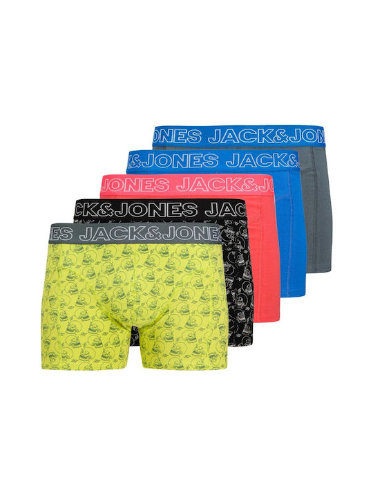 Jack & Jones Men's Boxers 5Pack Safety Yellow