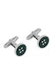 Butoni 925 Email Verde 051856 051856 Argint