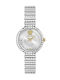 Versace Greca Goddess Дамски Часовник 28мм Кварцов със Сребрист Метална Верижка