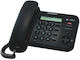 Panasonic KX-TS560FX Ενσύρματο Τηλέφωνο Γραφείου Μαύρο KX-TS560FXB