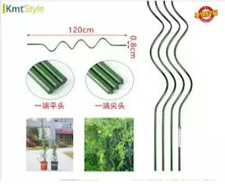Plant Support 0.8 X 120cm Metal Plastic Coating 2904148