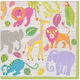 Șervețele Madagascar 12,5cm X 12,5cm Caspari 20 bucăți