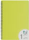 Big Spiral Caiet Cu dungi B5 35 de Foi Verde 1buc