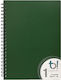 Big Spiral Caiet Cu dungi B5 35 de Foi Verde 1buc