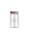 Estia ALLURE Vase General Use with Airtight Lid Glass Transparent 1000ml