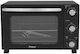 Primo Electric Countertop Oven 30lt Without Burners Black