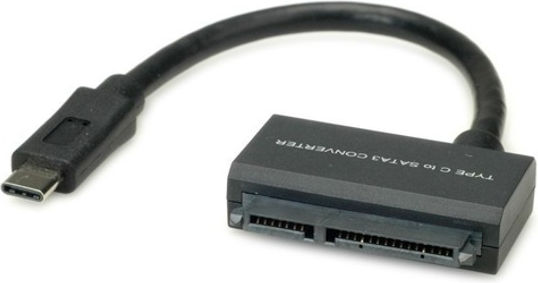 Roline Adapter 12.99.1051 From Usb-c M To Sata 22-pin Black