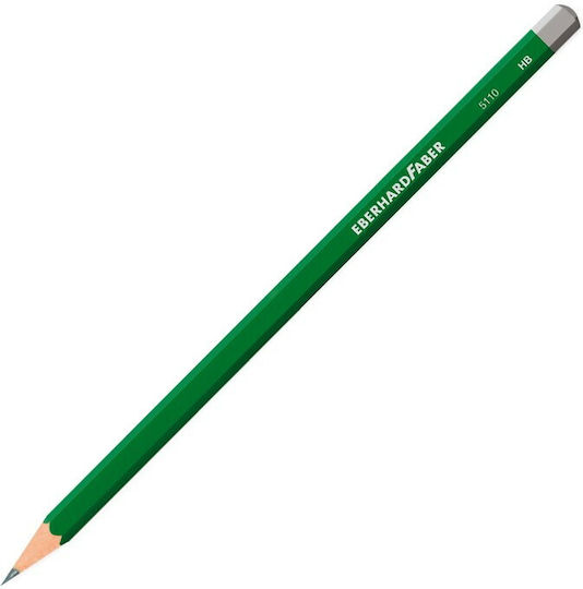 Drawing Pencil Green Silver Cap 5H Box of 12 Pieces Efa * Cn *