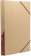 Aktenbox 25x33x3cm Umweltfreundlich Elastisch Burgunderrot