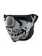 Zan Headgear Neopren-Gesichtsmaske Chrome Skull Wnfm023h