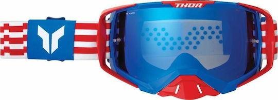 Μάσκα Thor Activate Mirrored Lens Triple Layer Foam Δεν Δέχεται Tear Off