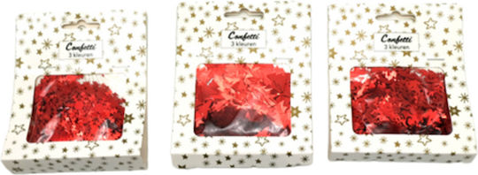 Dekoratives rotes Konfetti verschiedene Designs Engel