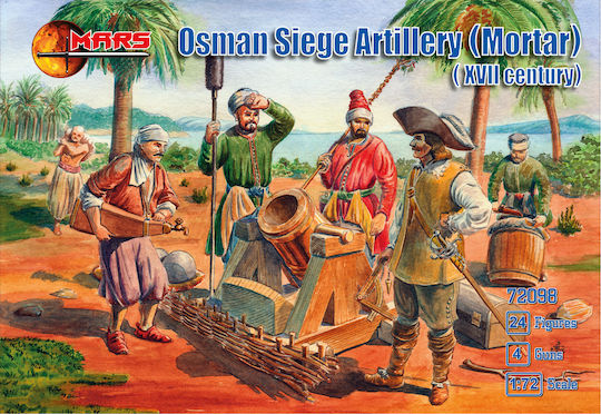 98 1/72 Osman Siege Artillery Mortar Xvii Century