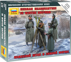 1/72 German Headquarters In Winter Uniform 1/72 German Headquarters In Winter Uniform