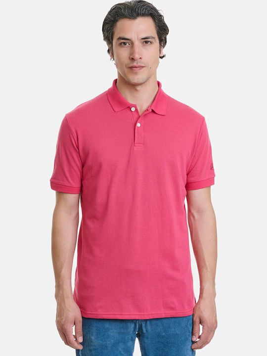 Firefly Поло Мъжка Тениска С Къс Ръкав Бордо