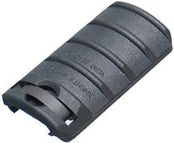 King Arms Schienenabdeckung 4 Rippen Schwarz