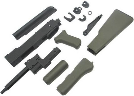 King Arms Ak47 Metal Body Deluxe Set A Od