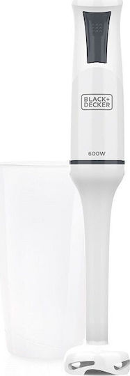 Black & Decker Hand Blender with Plastic Rod 600W Black