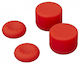 White Shark Thumb Grips Χειριστηρίου για PS5 σε Κόκκινο χρώμα