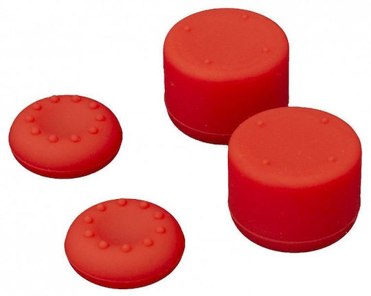 White Shark Thumb Grips Χειριστηρίου για PS5 σε Κόκκινο χρώμα