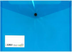 PP-Ordner mit Knopf & Etikett Halbtransparent B...