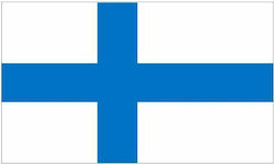 Σημαία της Φινλανδίας Πολυεστερική Διάτρητη Σημαία της Φινλανδίας Πολυεστερική Διάτρητη
