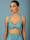 Women's Blouse Corset Green