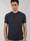 Bluza Tricou Cu Mânecă Scurtă Albastru Marin